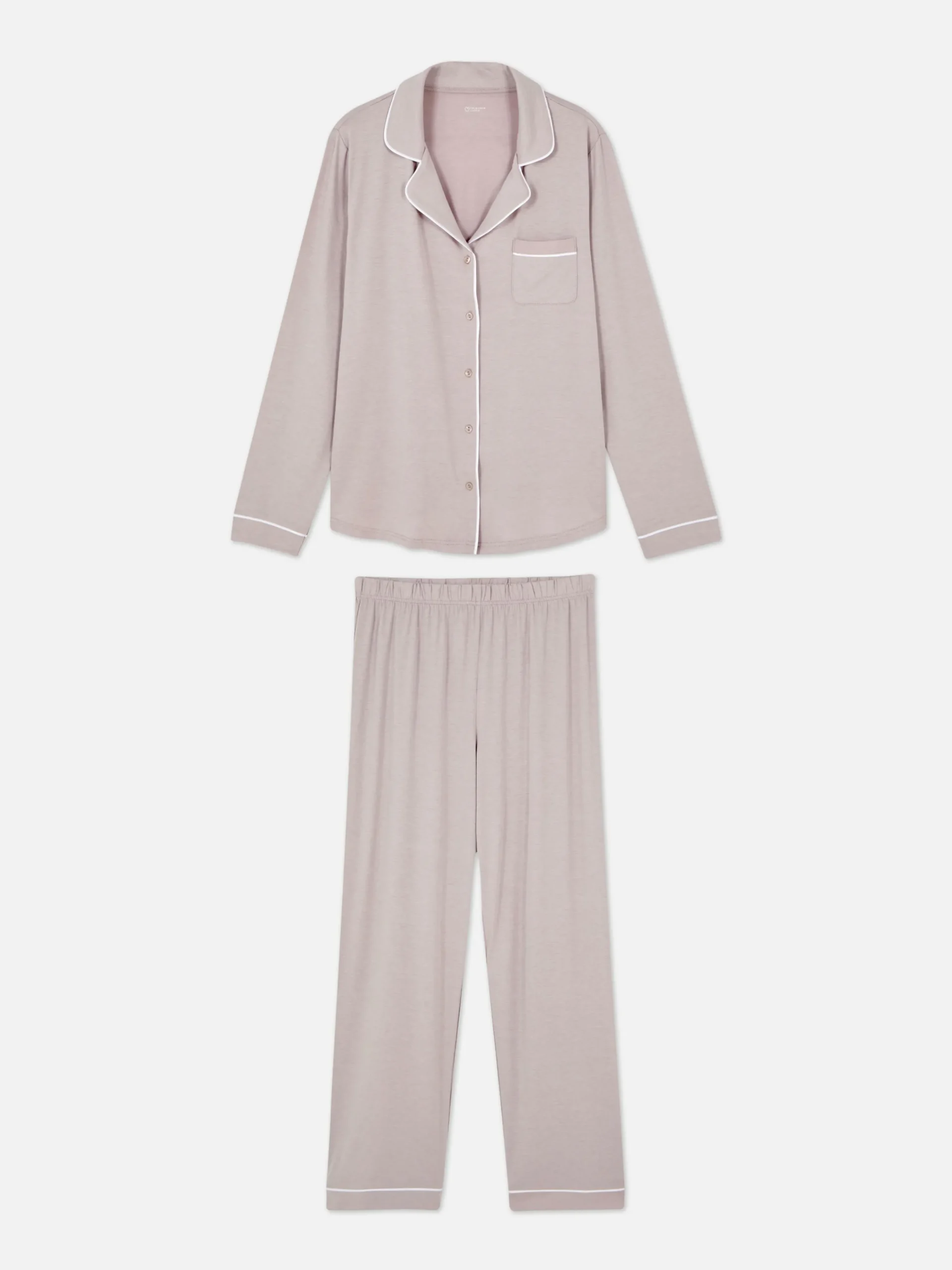Lange Boyfriend-pyjama