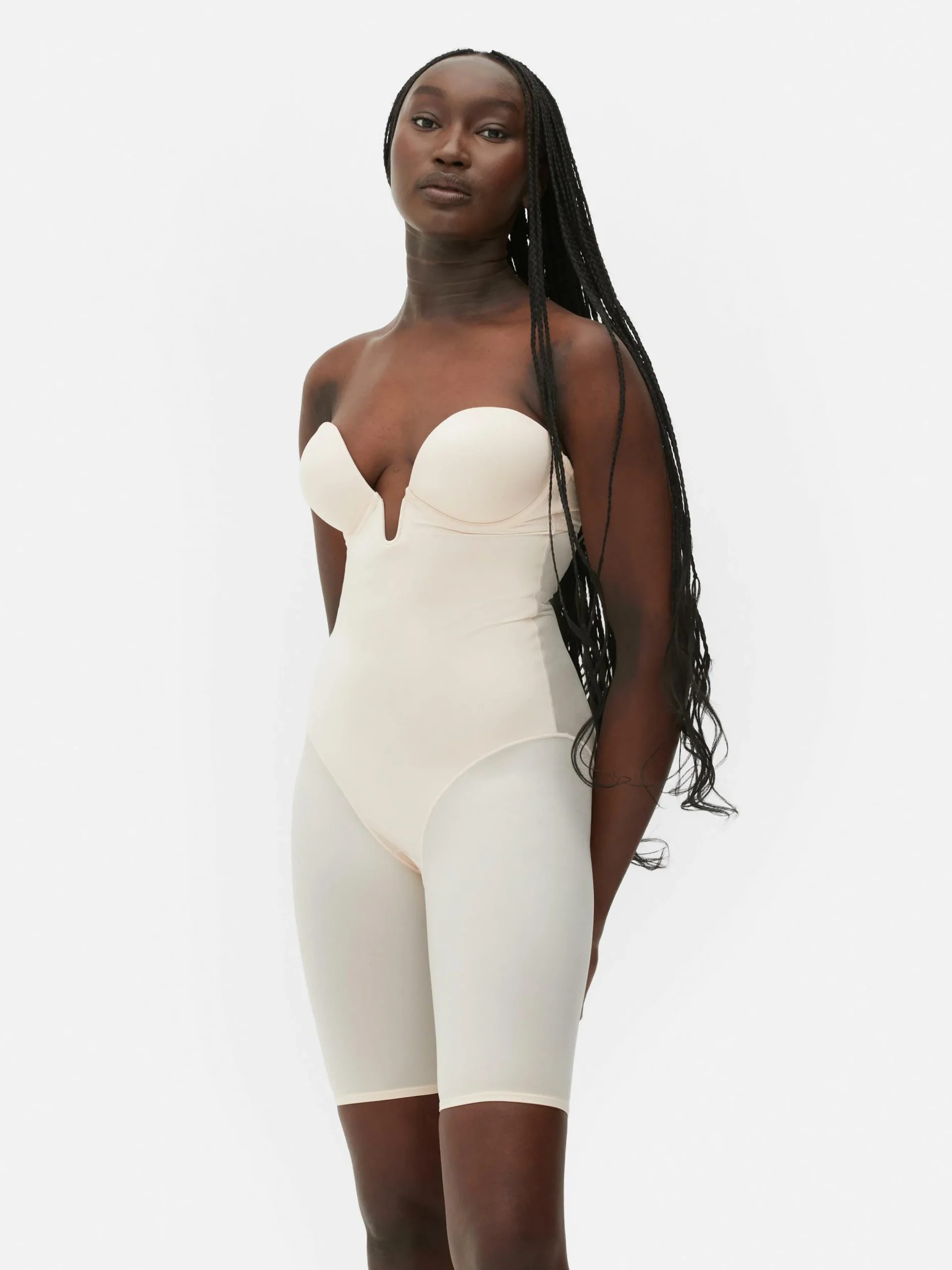 Lange, Diep Uitgesneden Shapewear Bodysuit