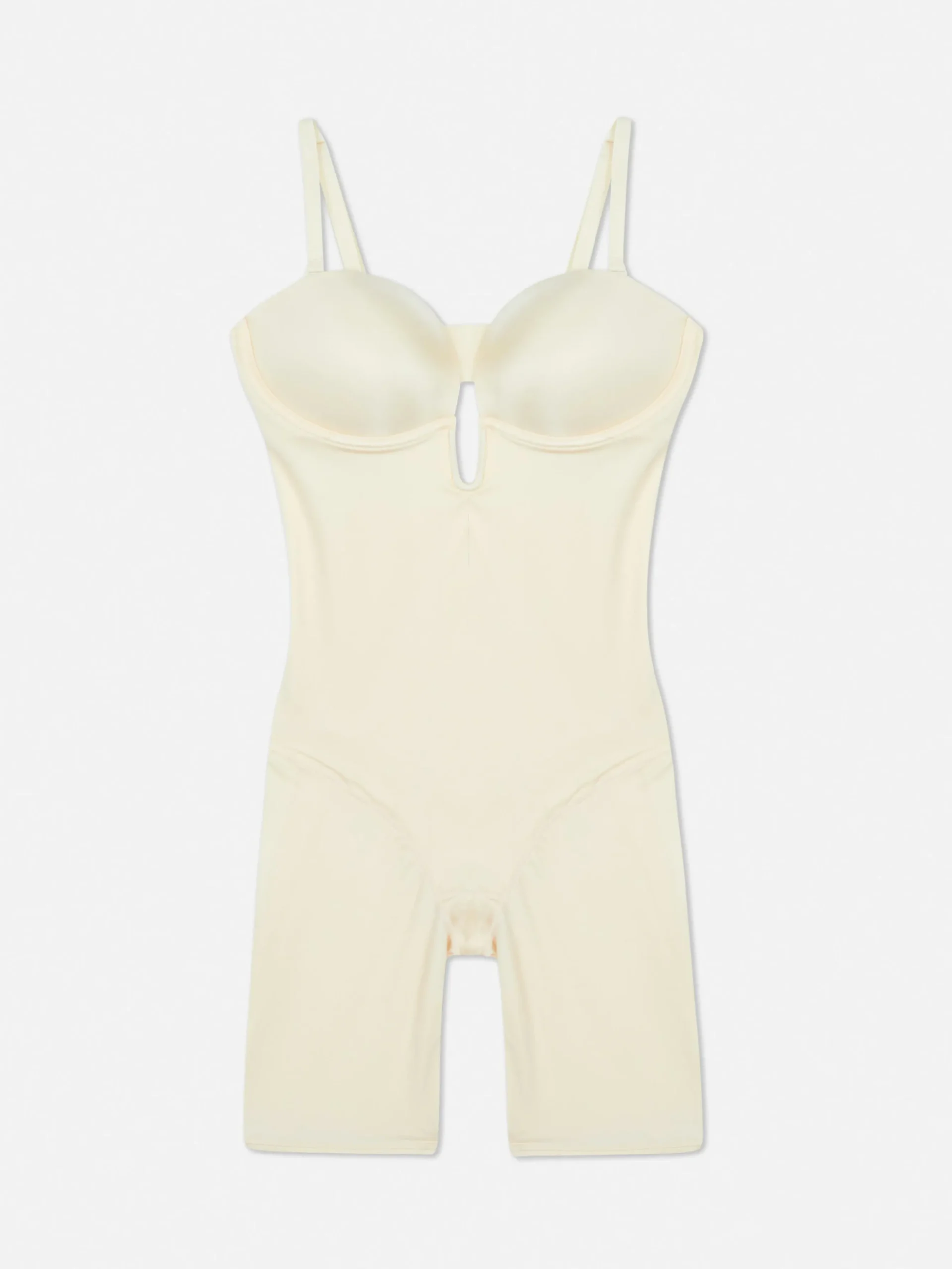 Lange, Diep Uitgesneden Shapewear Bodysuit