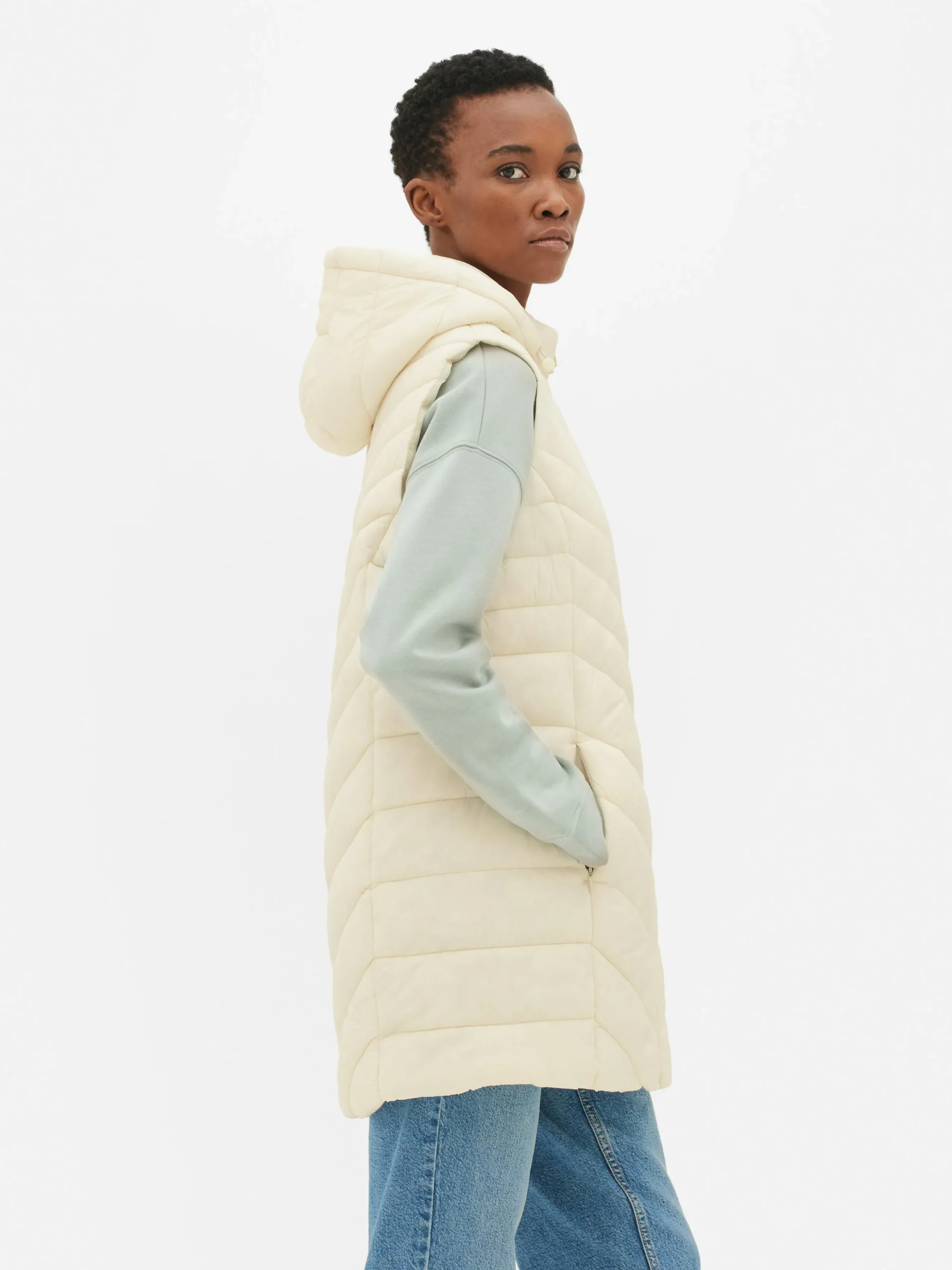 Lange Doorgestike Bodywarmer