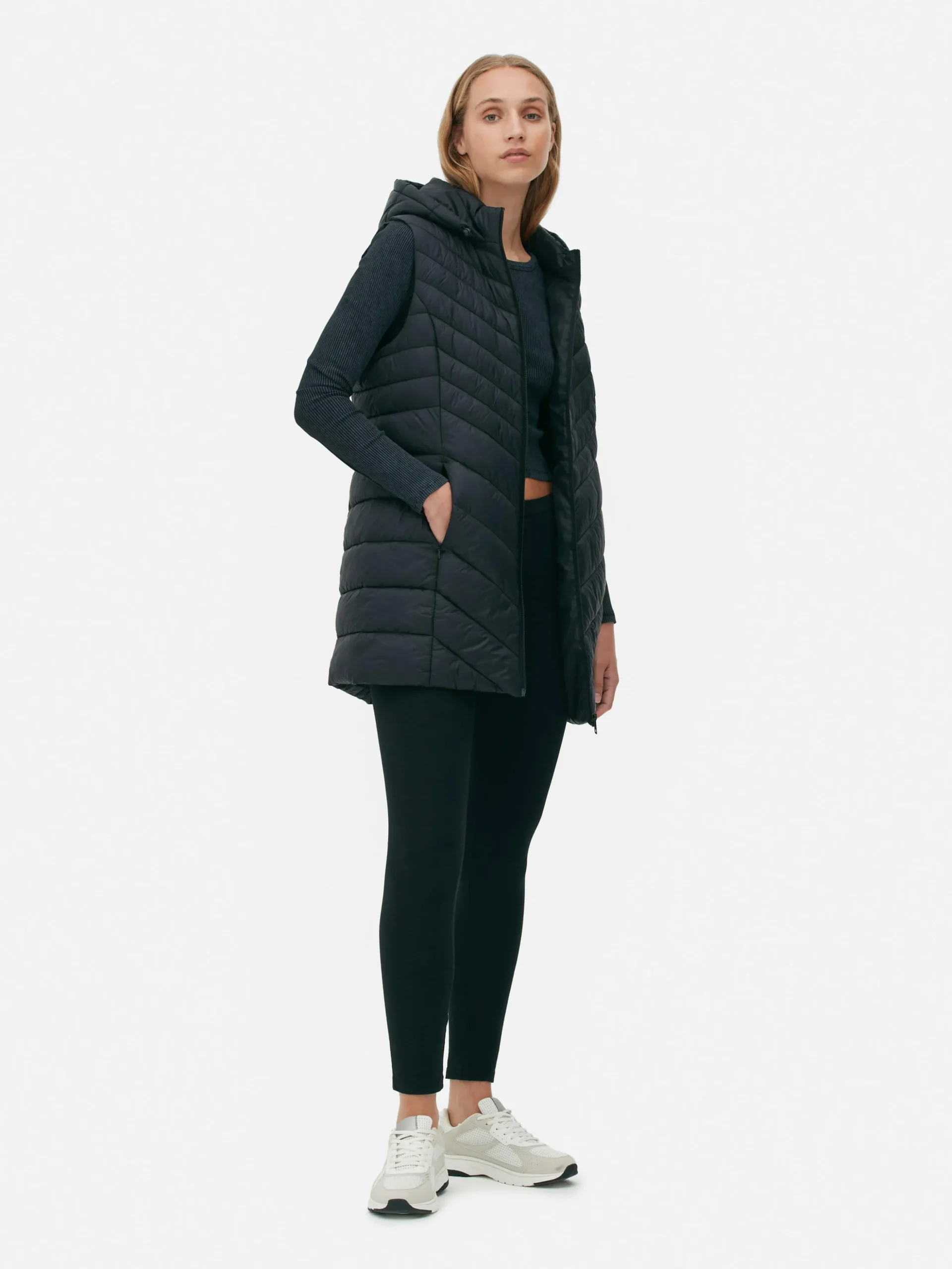 Lange Doorgestike Bodywarmer
