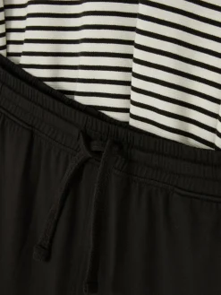 Lange Pyjama Met Textuur