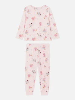 Lange Velours Pyjama Met Feeën