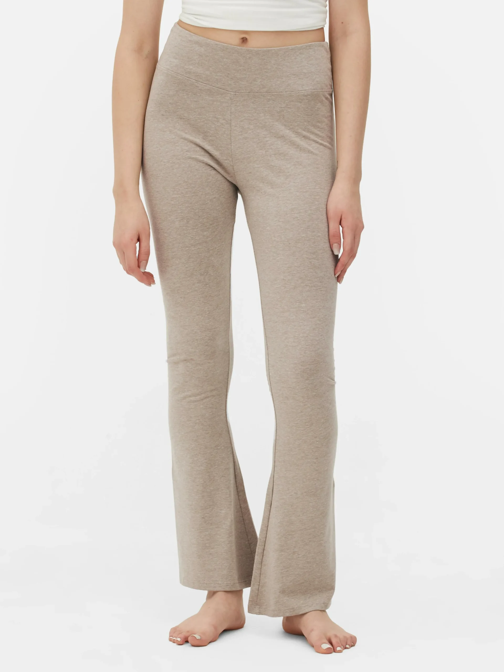 Legging Met Hoge Taille En Wijd Uitlopende Pijpen
