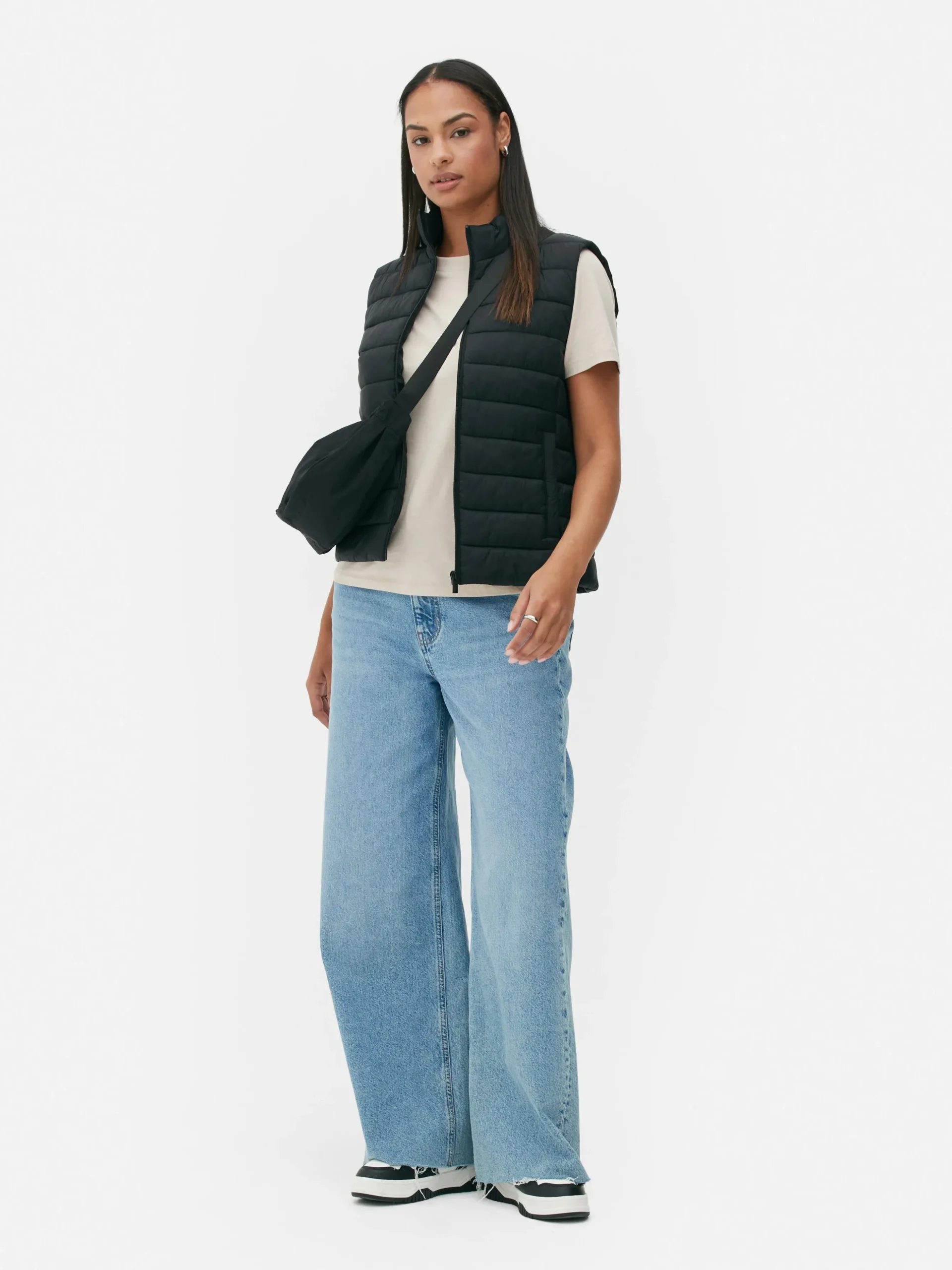 Lichtgewicht Bodywarmer Met Opstaande Kraag