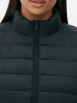 Lichtgewicht Bodywarmer Met Opstaande Kraag