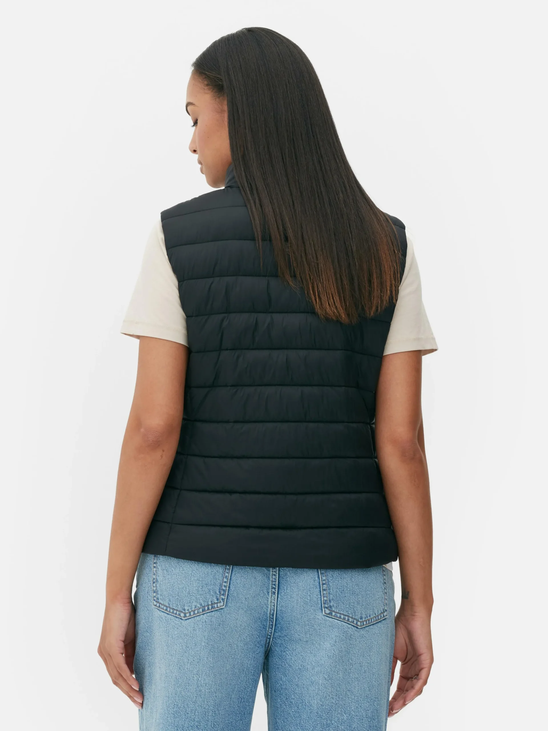 Lichtgewicht Bodywarmer Met Opstaande Kraag