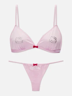 Lingerieset Van Beha En String Met Stras Hello Kitty