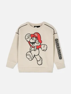 Matchend Sweatshirt Met Biezen Super Mario