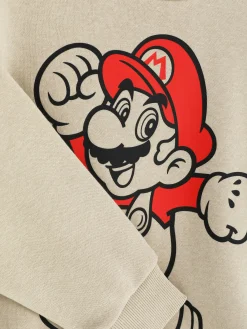 Matchend Sweatshirt Met Biezen Super Mario