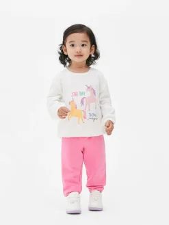 Matchend Sweatshirt Met Ronde Hals
