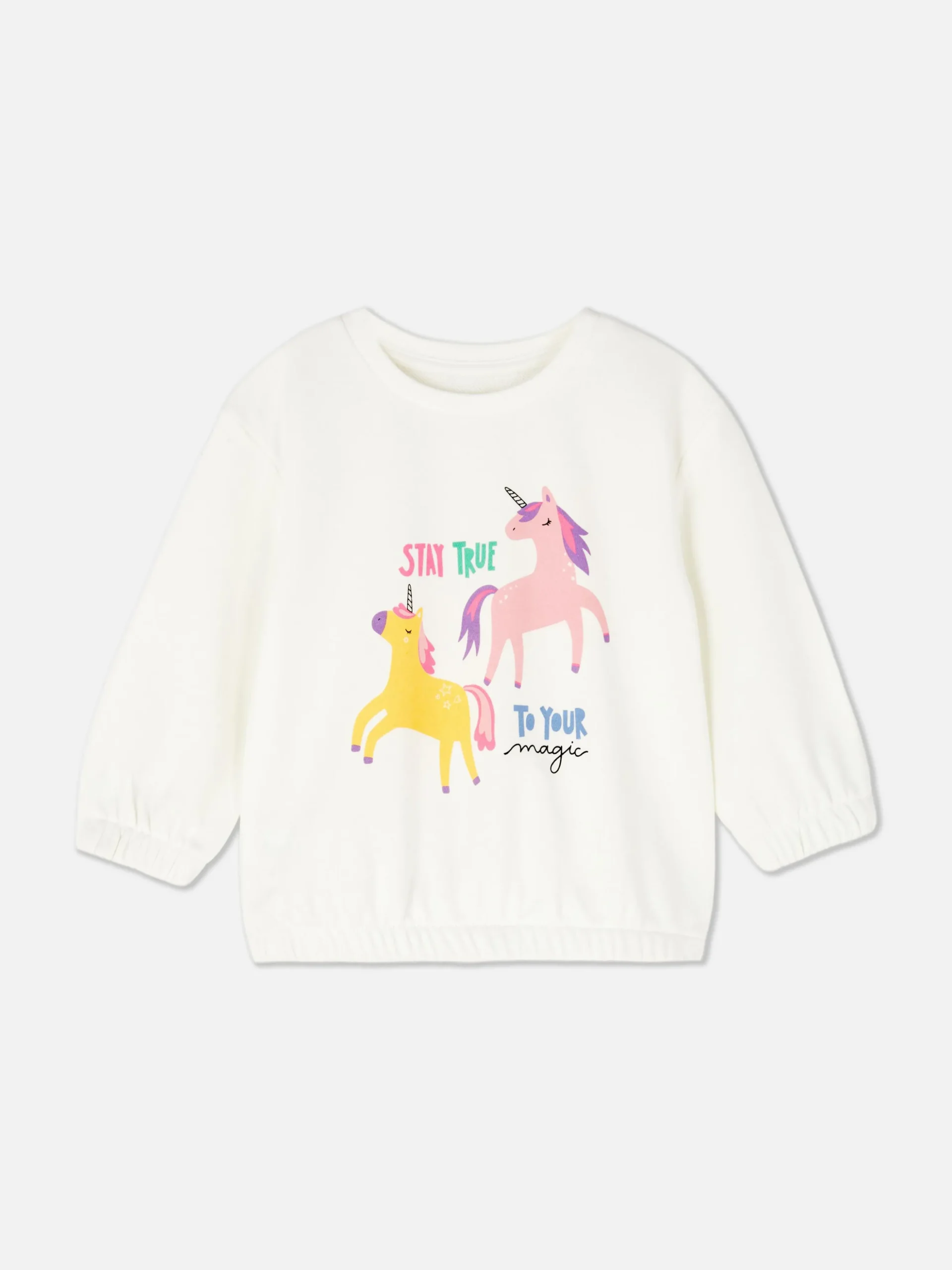 Matchend Sweatshirt Met Ronde Hals