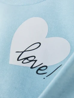 Matchend Sweatshirt Met Ronde Hals