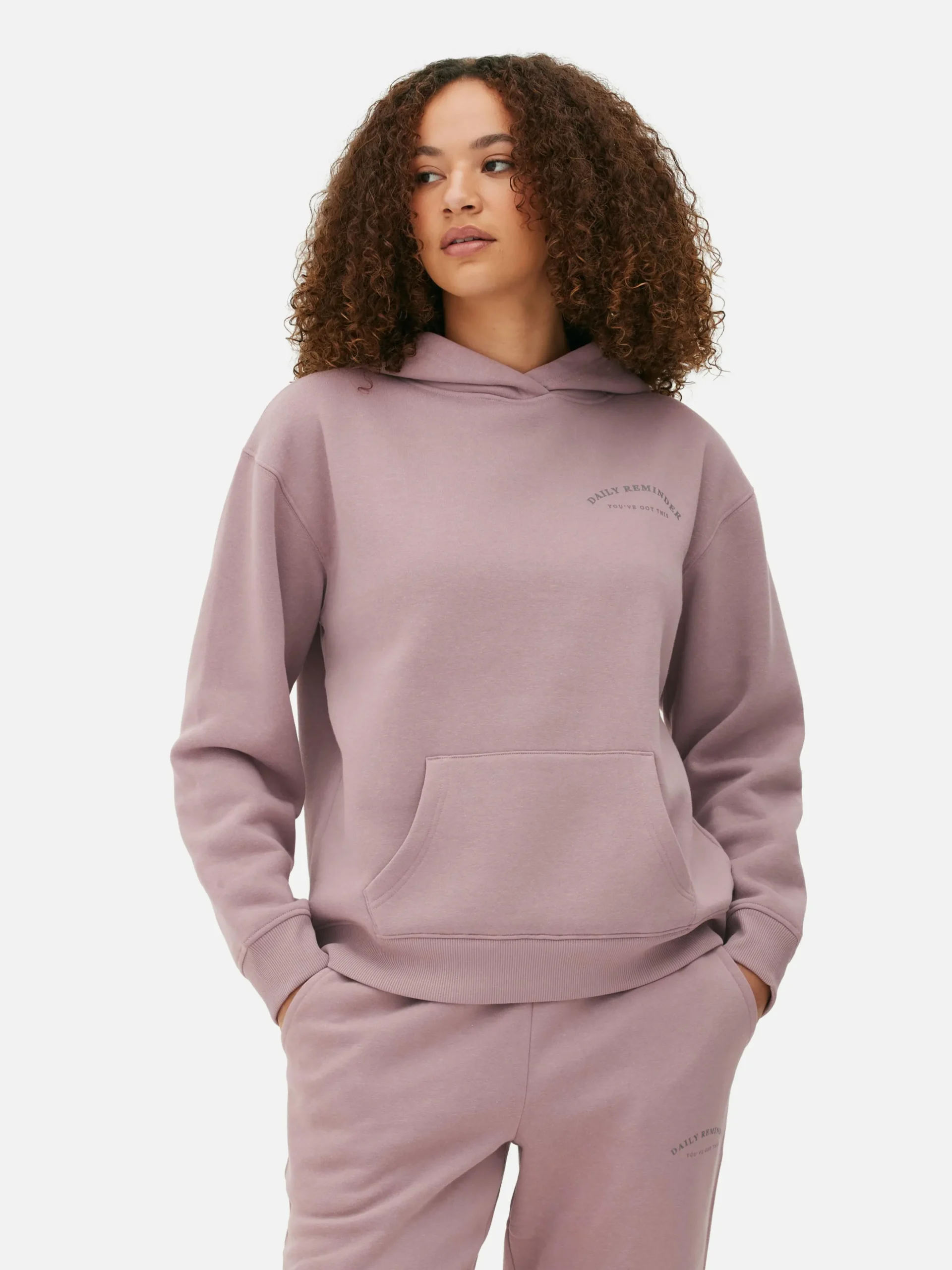 Matchende Hoodie Met Print
