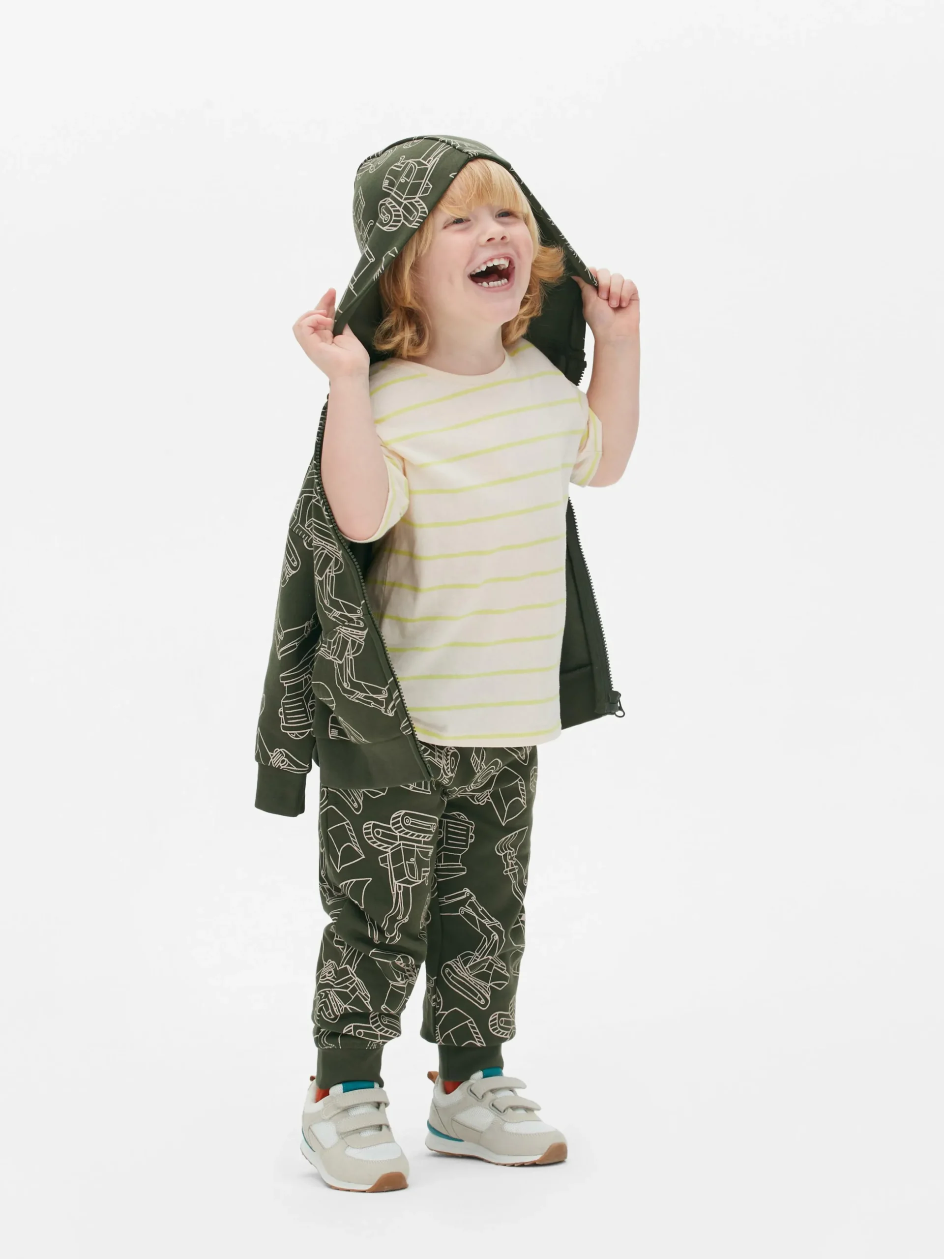 Matchende Joggingbroek Met Print En Trekkoord
