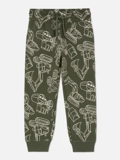 Matchende Joggingbroek Met Print En Trekkoord