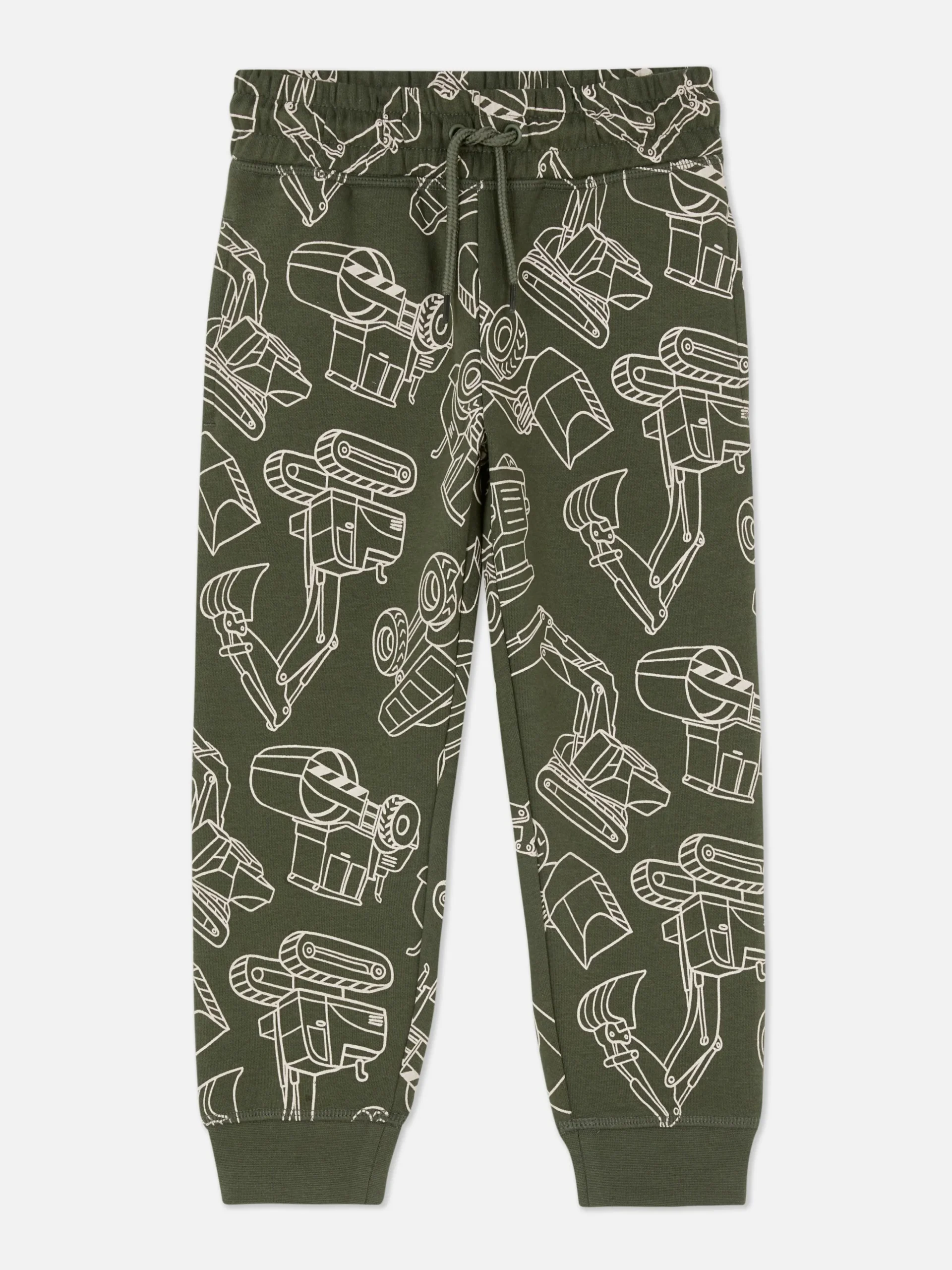 Matchende Joggingbroek Met Print En Trekkoord