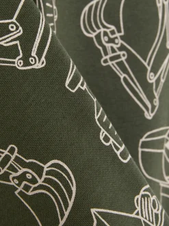Matchende Joggingbroek Met Print En Trekkoord