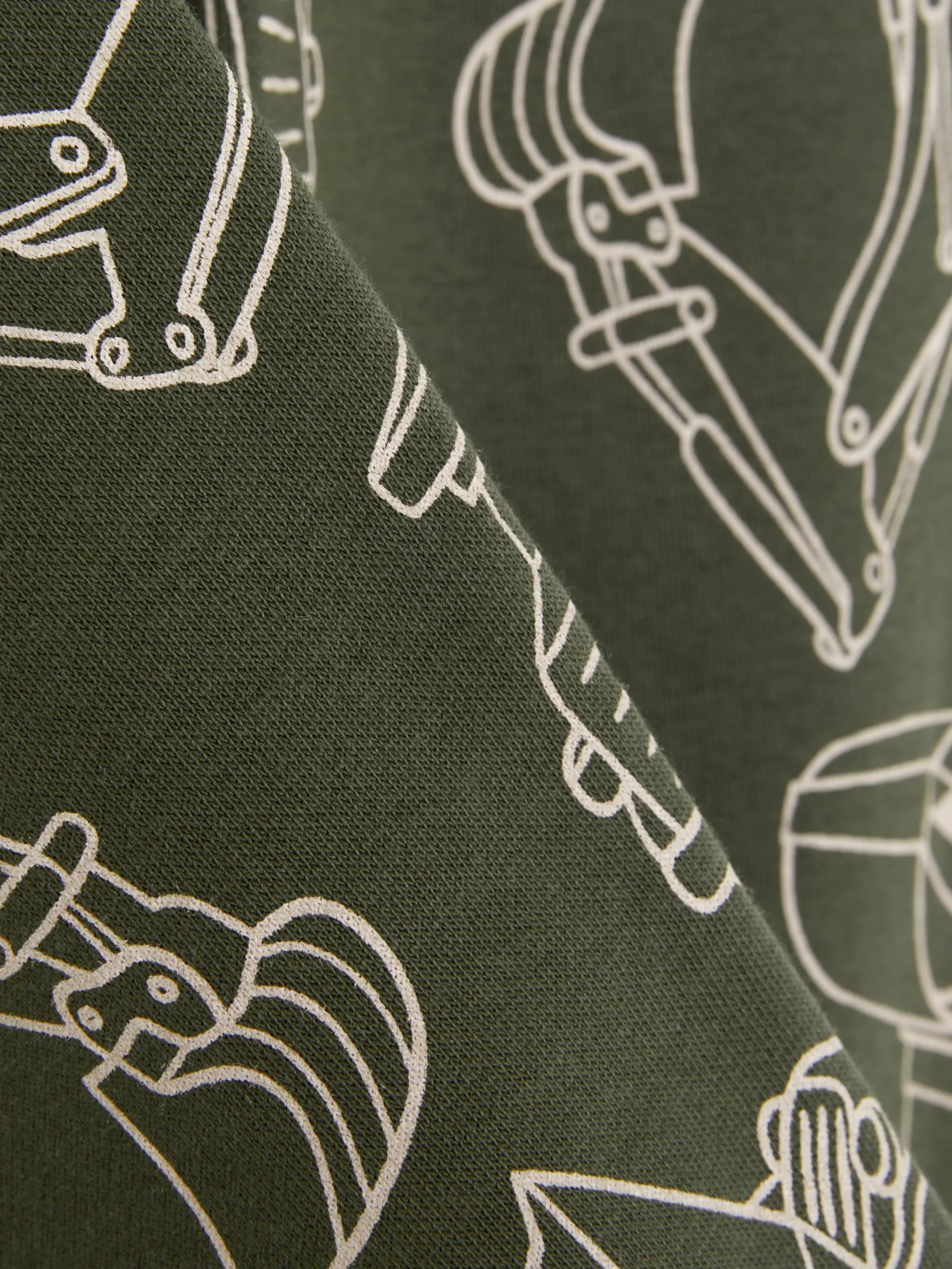 Matchende Joggingbroek Met Print En Trekkoord