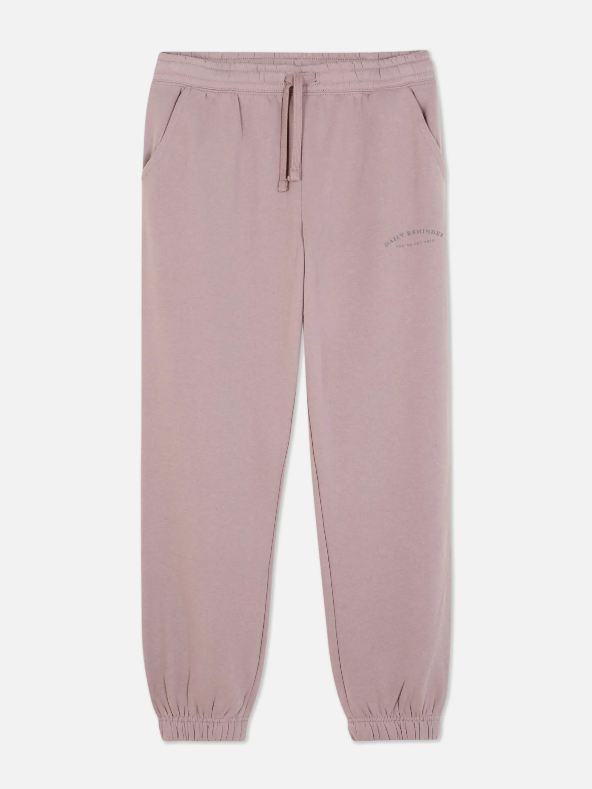 Matchende Joggingbroek Met Print En Trekkoord