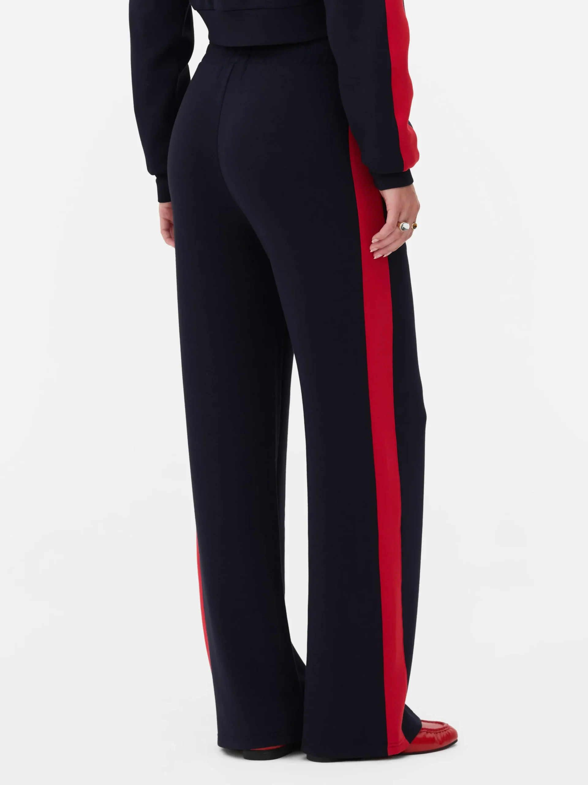 Matchende Joggingbroek Met Wijde Pijpen Rita Ora