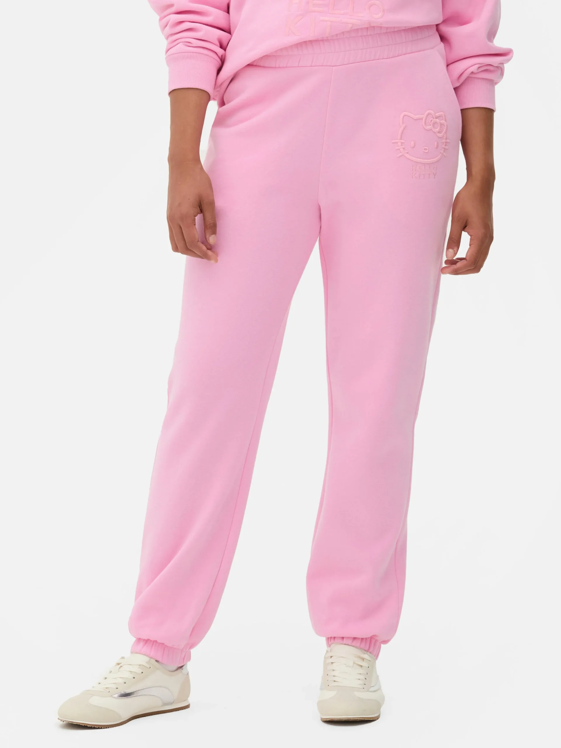 Matchende Joggingbroek Met Borduursel Hello Kitty