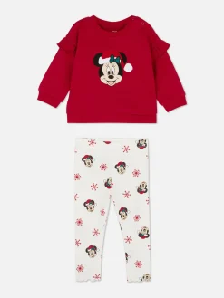 Matchende Kersttrui En Legging Disney's Minnie Mouse