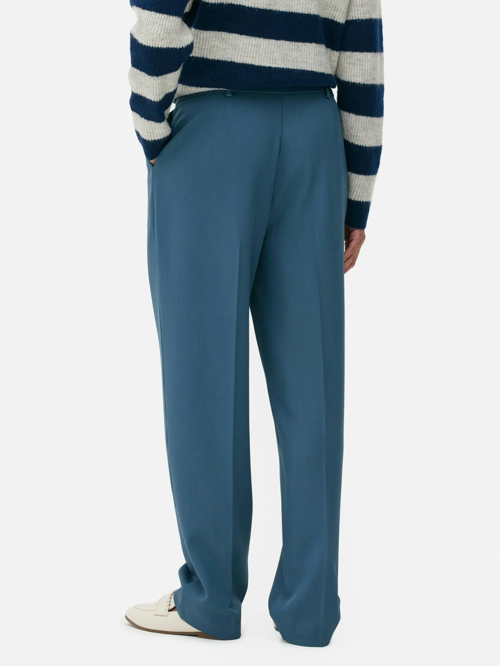 Matchende Pantalon Met Rechte Pijpen