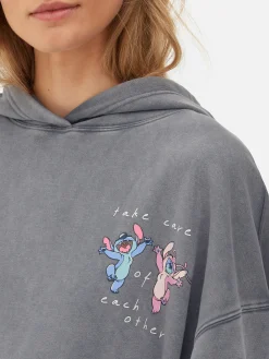 Matchende Pulloverhoodie Disney's Stitch & Angel
