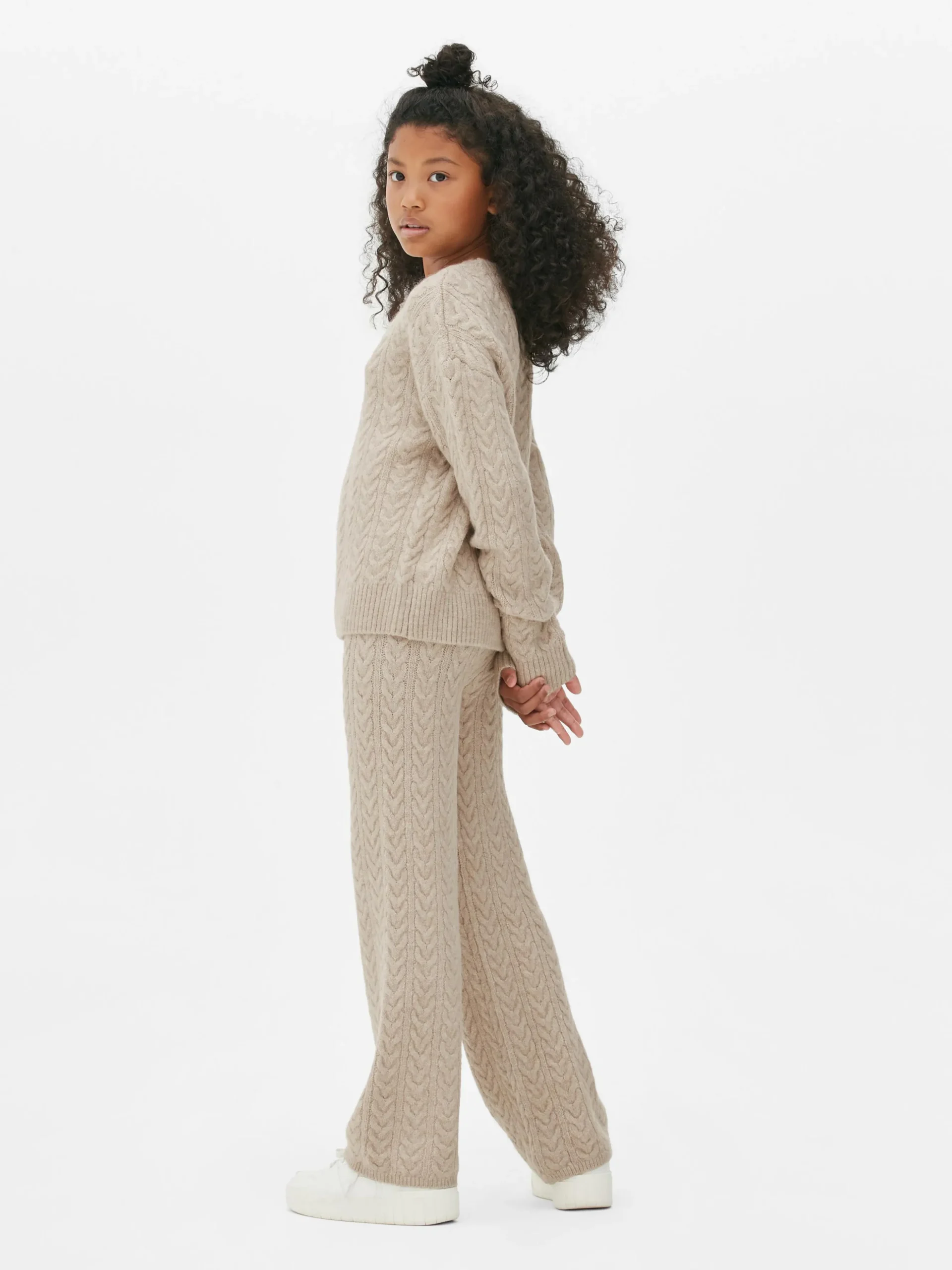 Matchende Set Met Kabeltrui En Legging