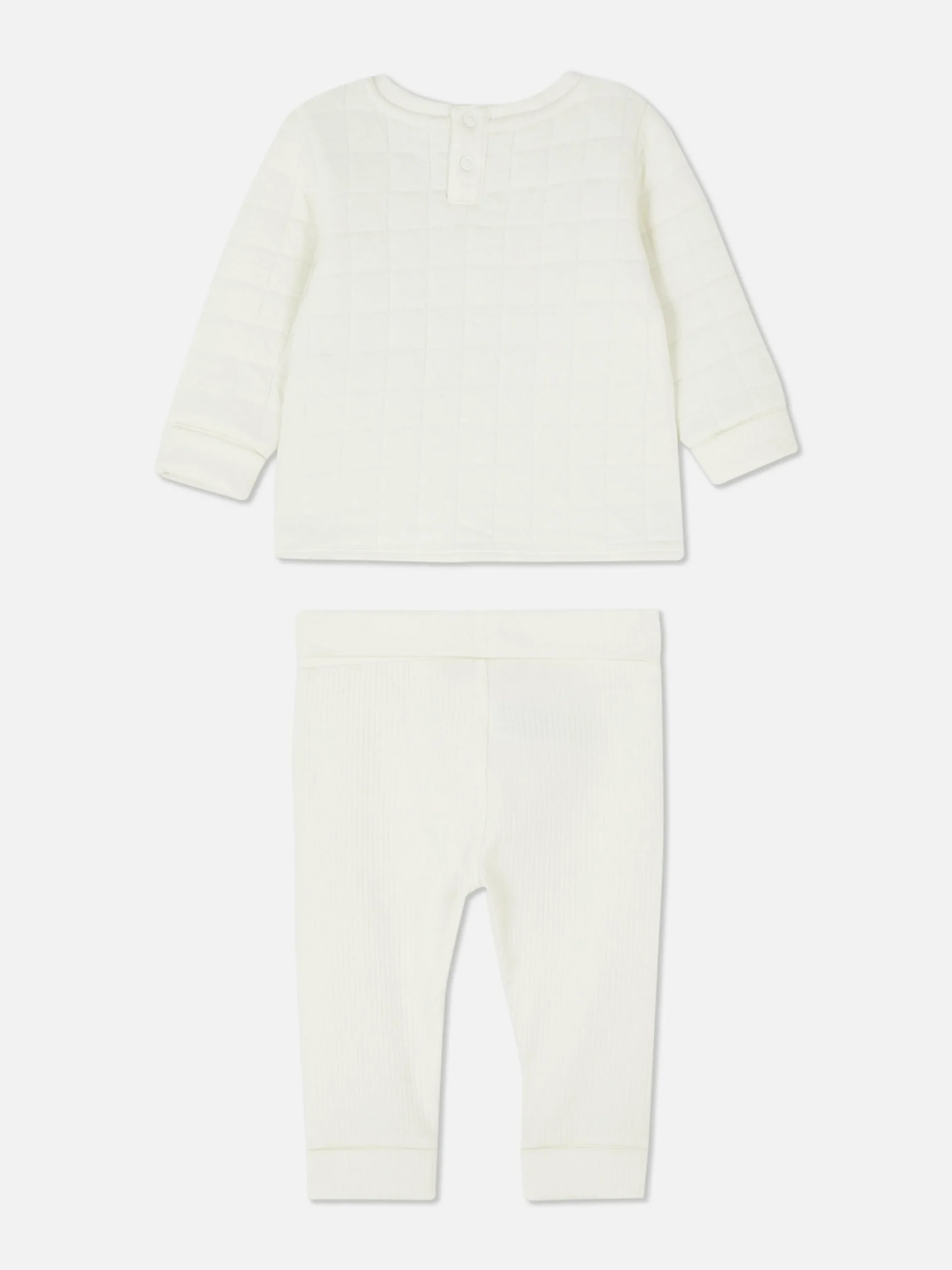 Matchende Set Van Sweatshirt En Legging Met Lammetjesprint