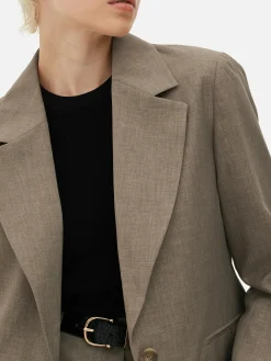 Matchende Single-breasted Oversized Blazer