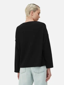Matchende Top Met Lange Mouwen En Naaddetails