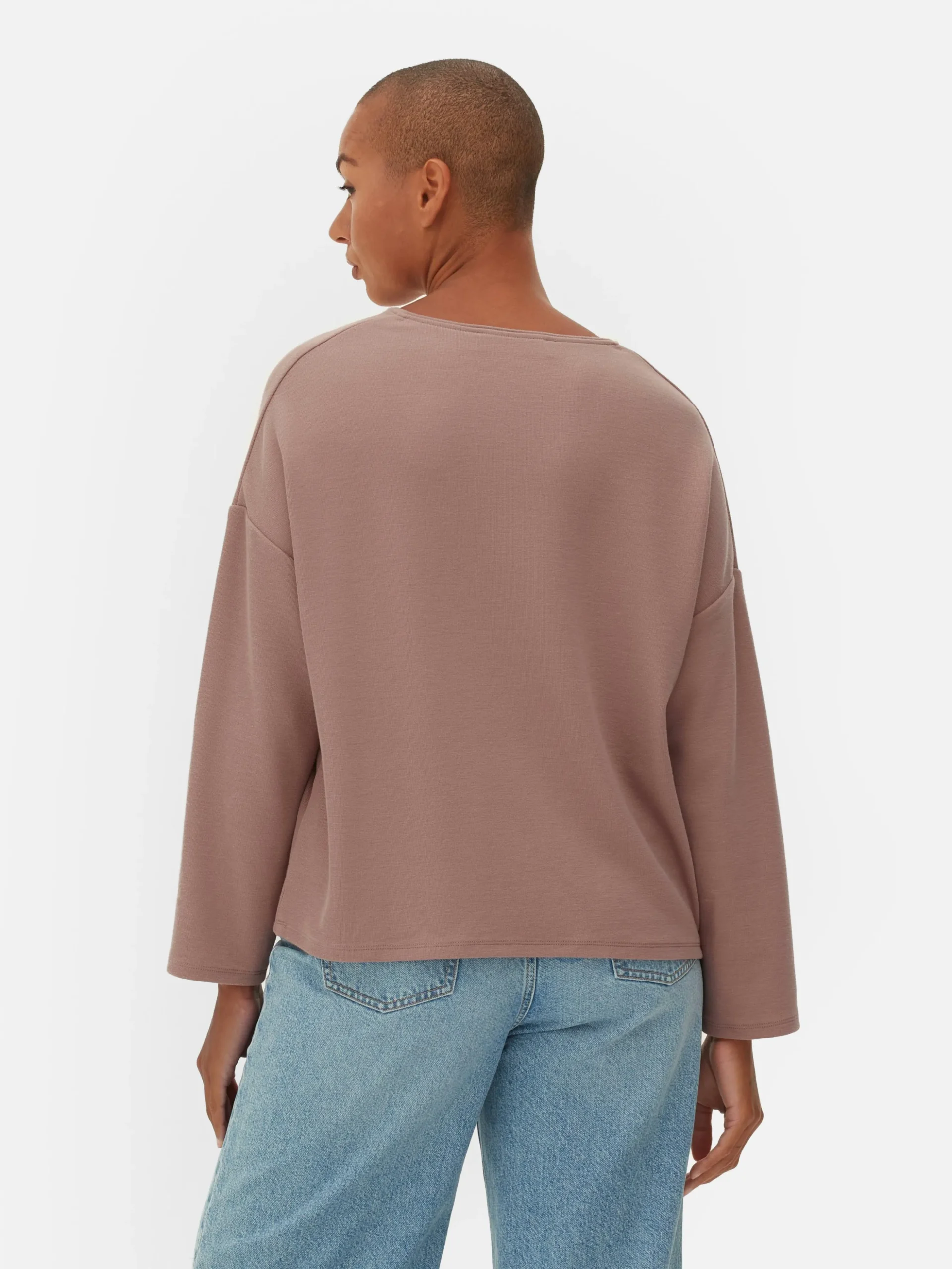 Matchende Top Met Lange Mouwen En Naaddetails
