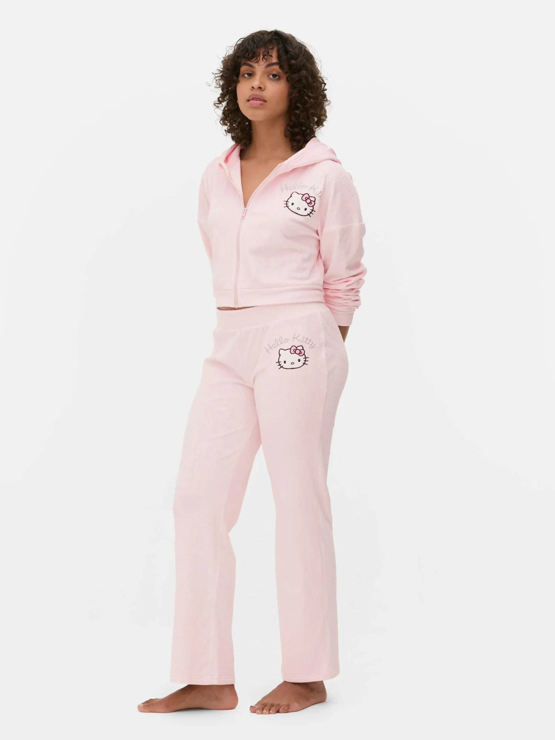 Matchende Velours Legging Hello Kitty