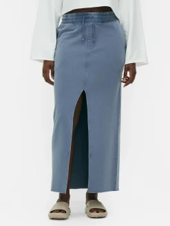 Maxi-rok Met Acid Wash