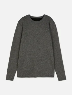Met Fleece Gevoerde Top Met Lange Mouwen