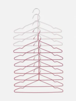 Metalen Hangers Met Coating, Set Van 10