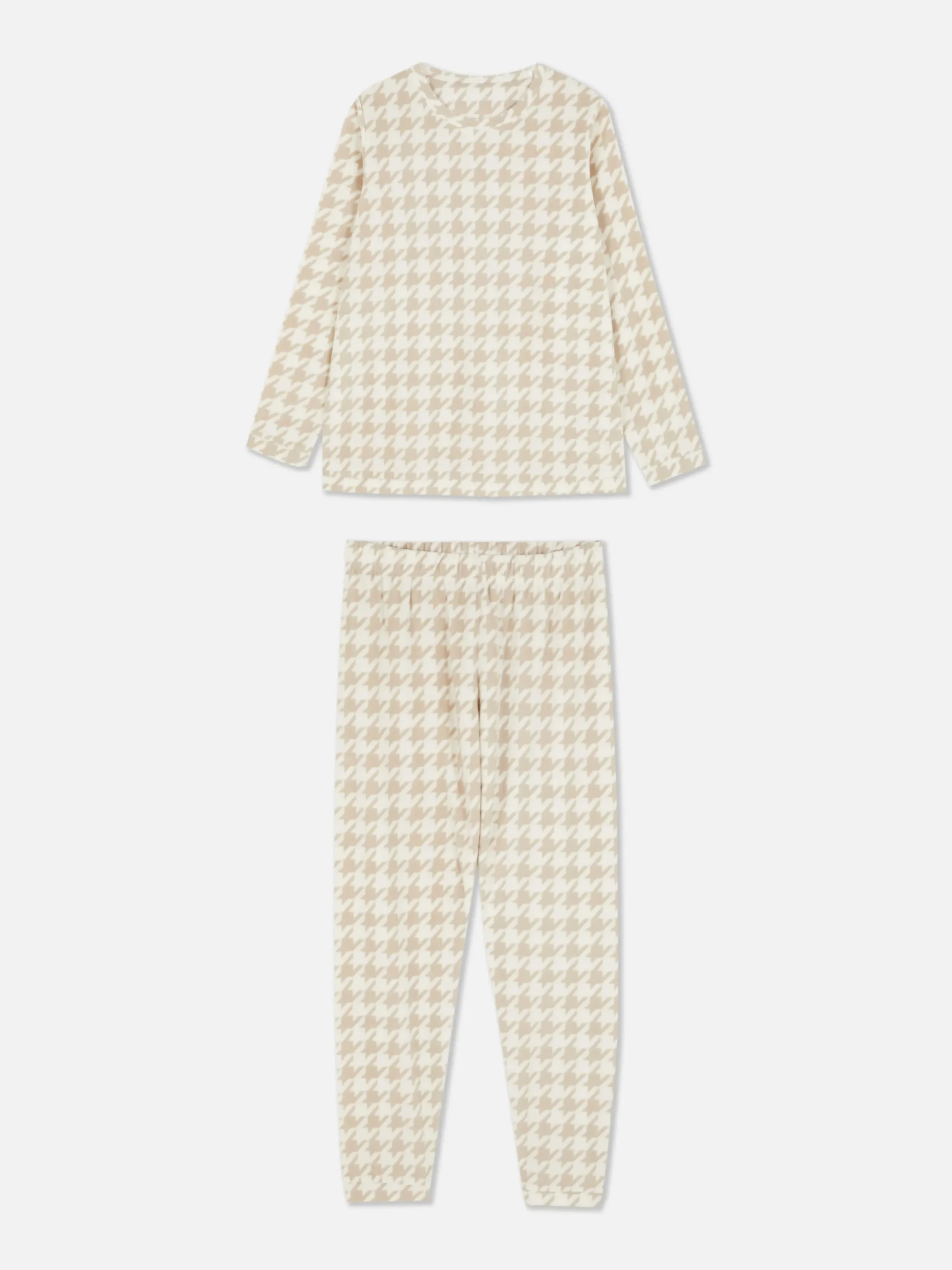 Microfleece Pyjama Met Lange Mouwen