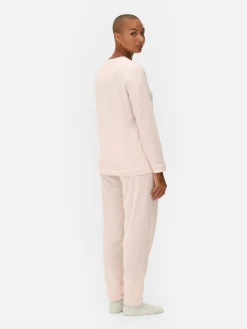 Microfleece Pyjama Met Lange Mouwen