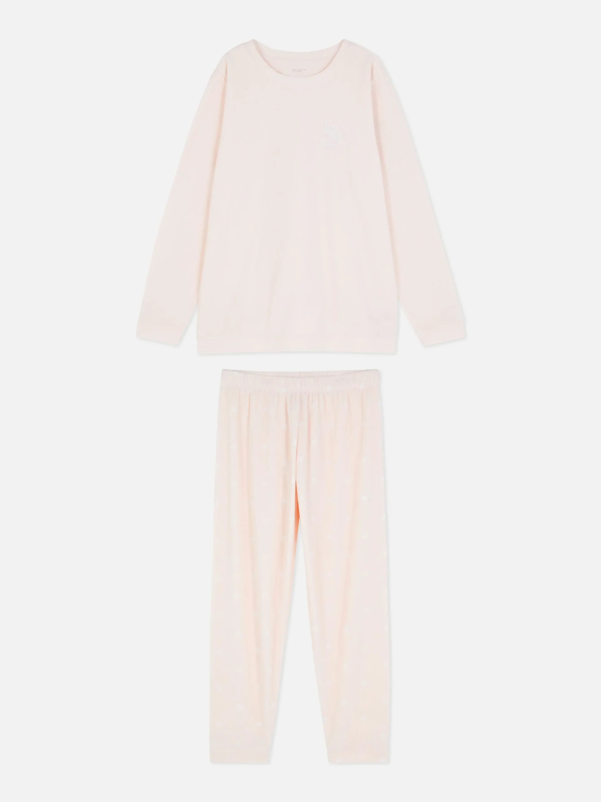 Microfleece Pyjama Met Lange Mouwen