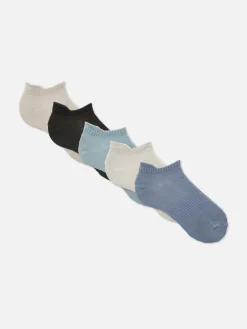 Microvezel-sneakersokken, Set Van 5