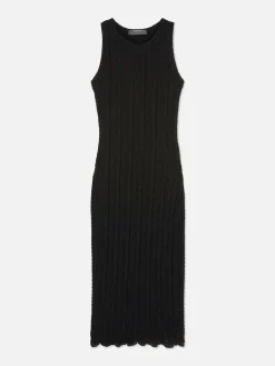 Midi-jurk Met Print En Racerback