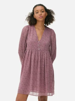 Mini-jurk Van Chiffon