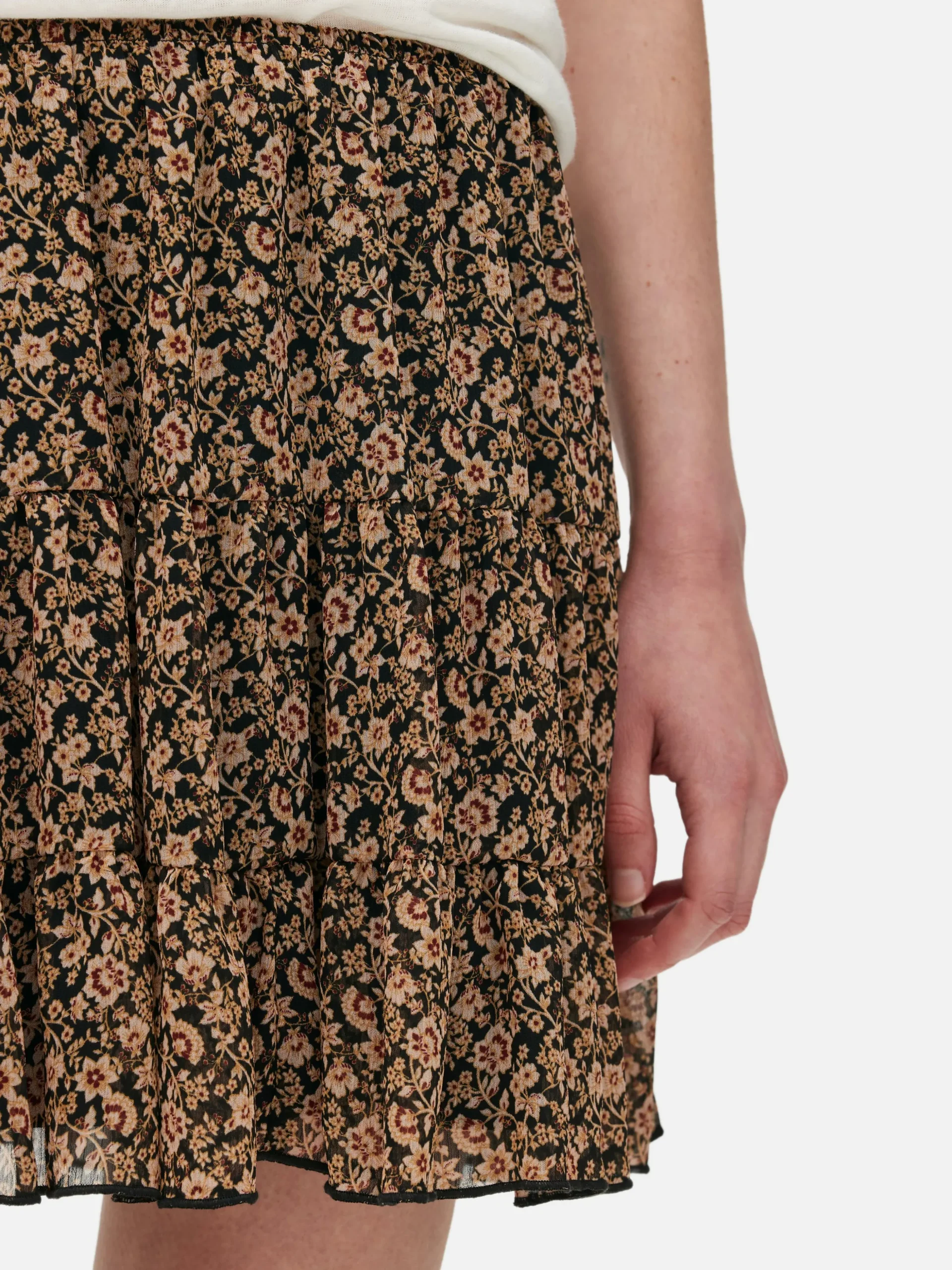 Minirok Met Chiffon Lagen
