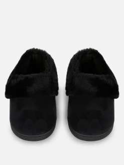 Mocassinpantoffels Met Imitatiebont