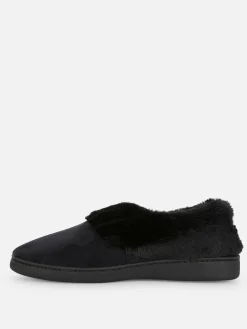 Mocassinpantoffels Met Imitatiebont