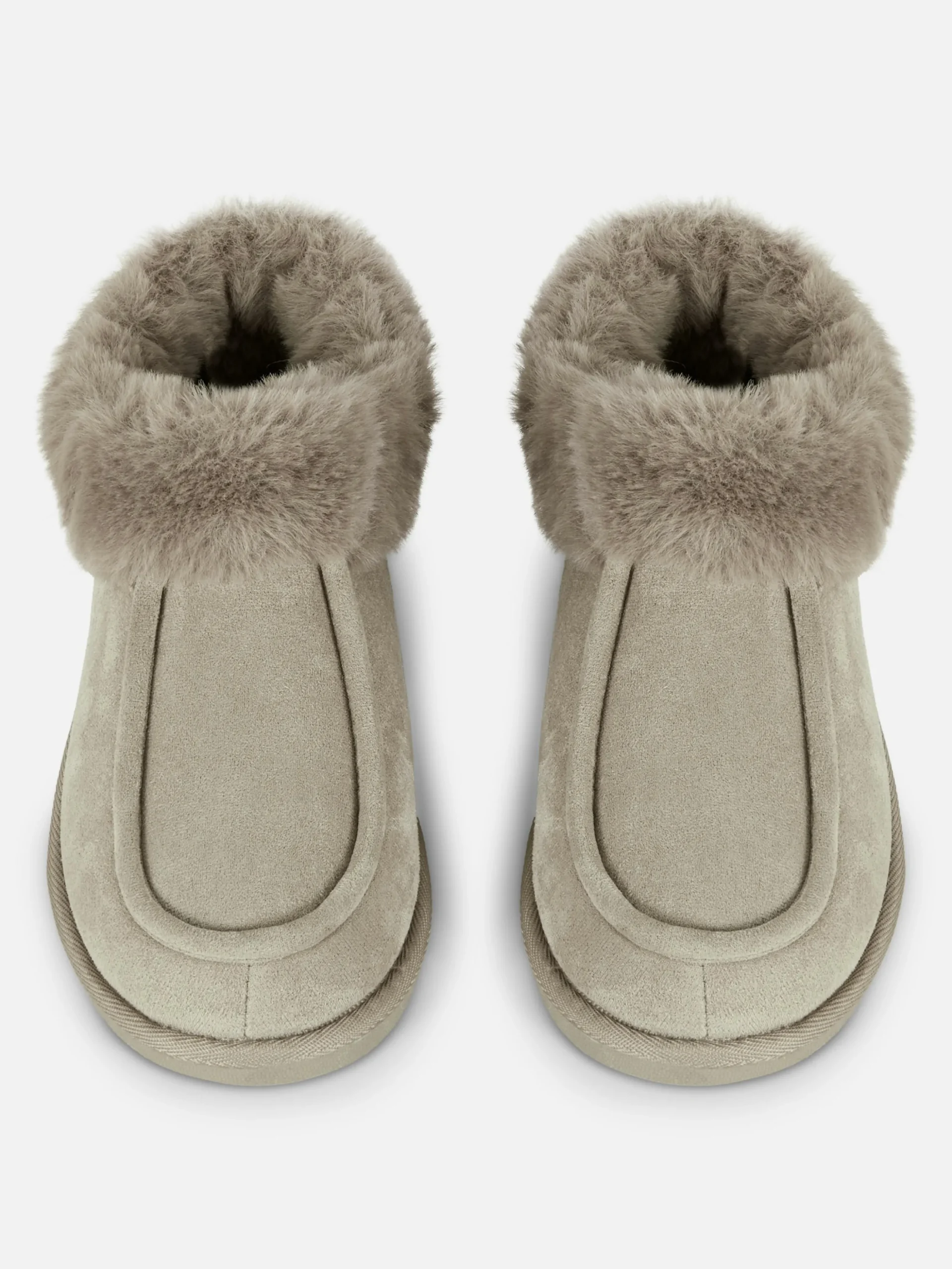 Mocassinpantoffels Met Imitatiebont