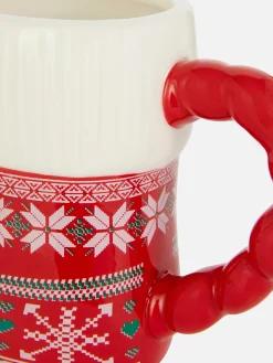 Mok In De Vorm Van Een Kerstkous