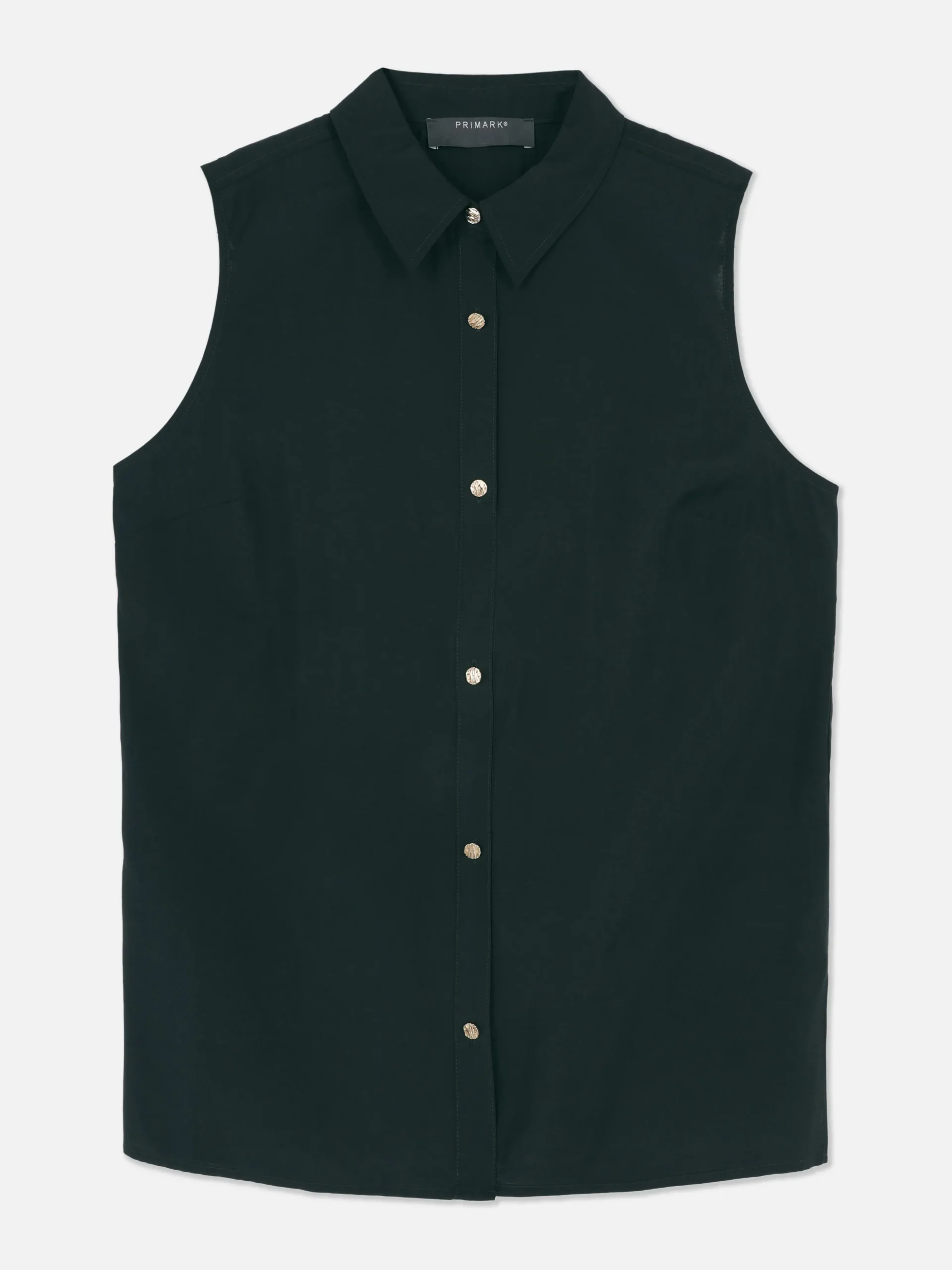 Mouwloze Blouse Met Knopen